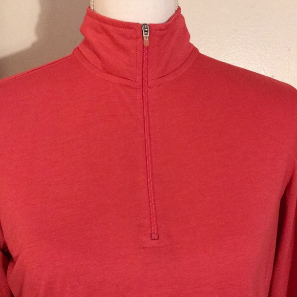 L.L. Bean Coral Half-Zip Pullover - Picture 5 of 6